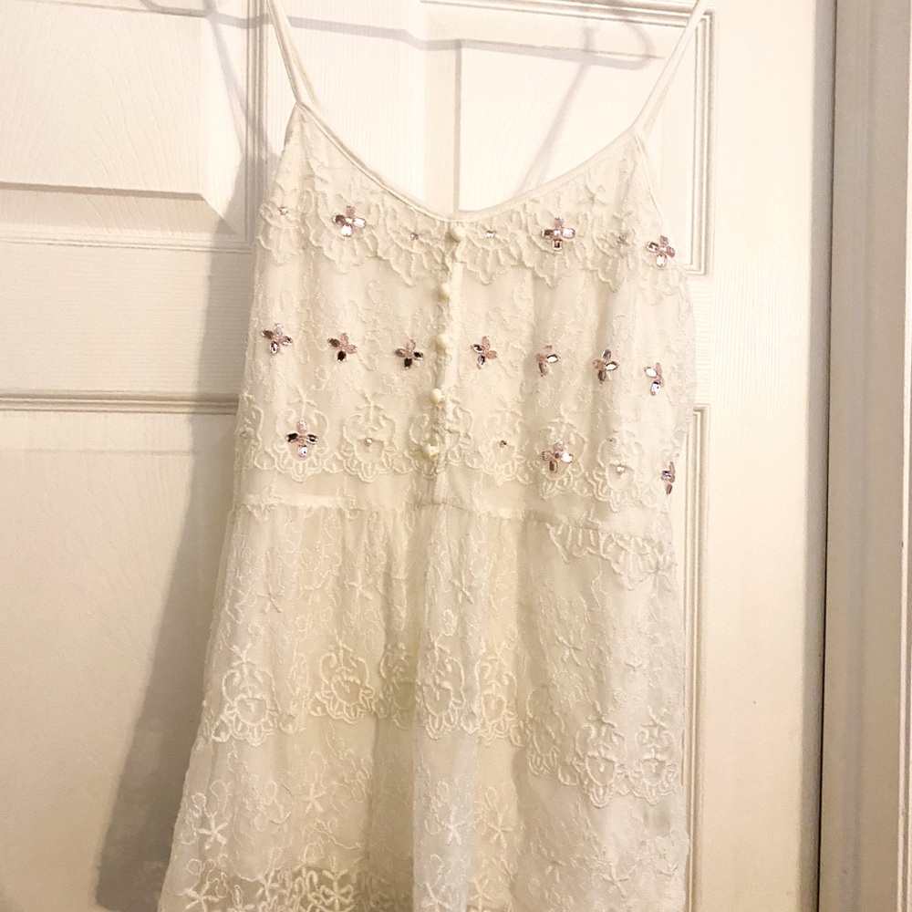 Candies Spaghetti String Lace Tank